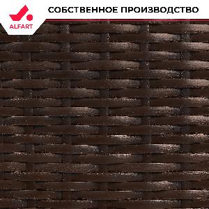 Искусственный ротанг Полумесяц Темно-коричневый 7-10 мм (100 м)