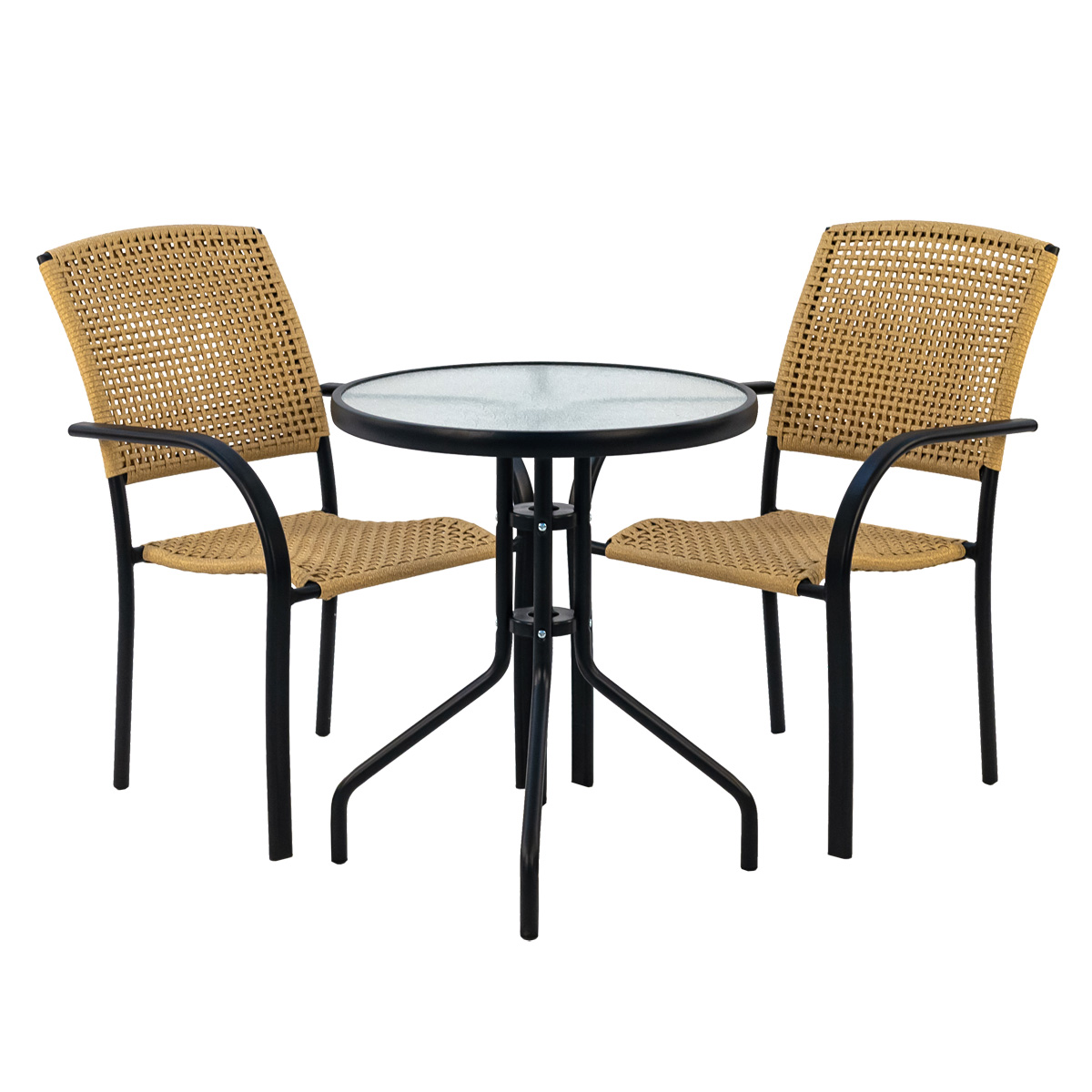 Комплект (Стул BRUT 2шт, Стол CAFE d60)