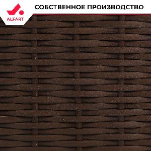 Искусственный ротанг Полумесяц Мокко 7-10 мм (100 м)