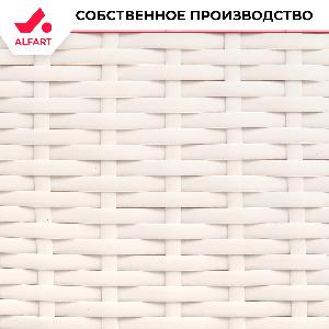 Искусственный ротанг Полумесяц Молочный 7-10 мм (100 м)