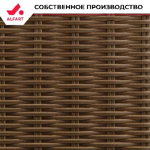 Искусственный ротанг Полутрубка 5 мм каштан (100 м)