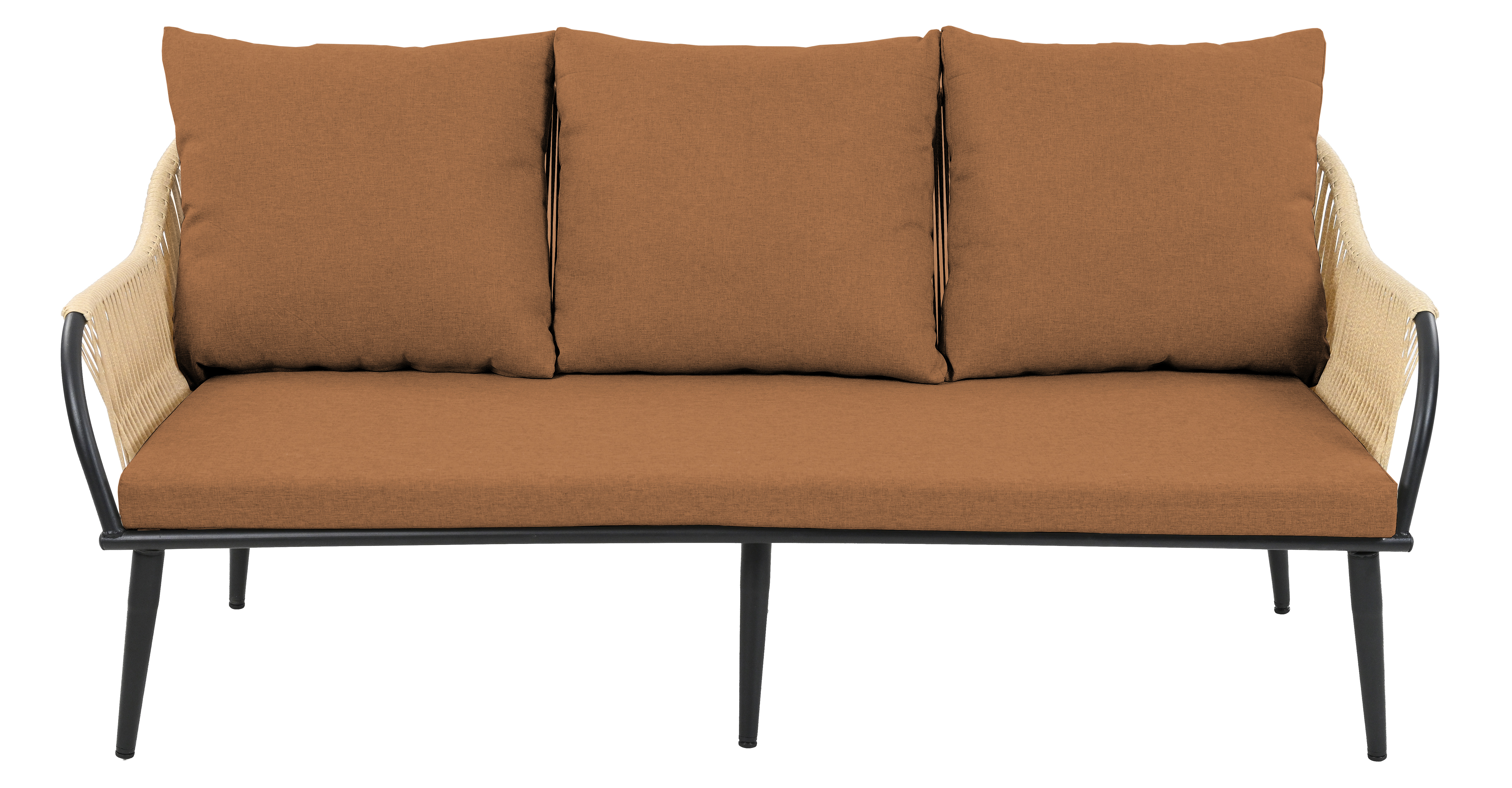 Диван NUAR 3-местный разборный с комплектом подушек