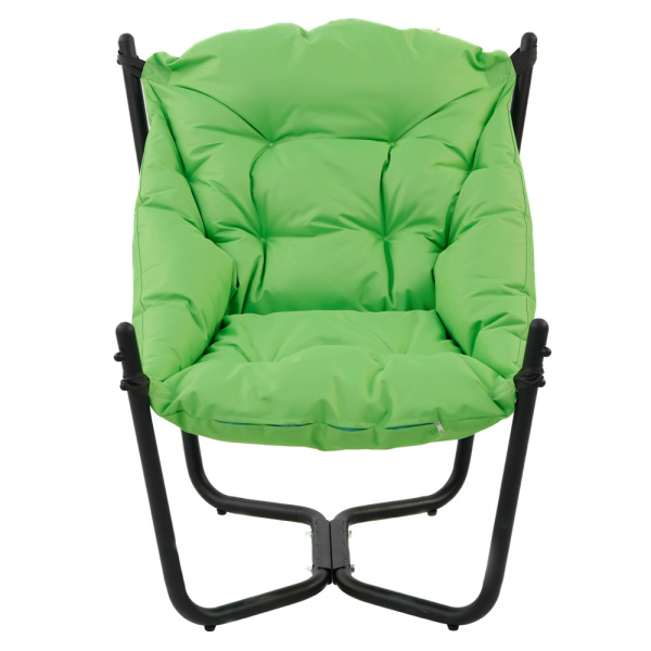 Комплект Стул CAPRI со столом ACAPULCO (черный) (, Сталь , Oxford салатовый)