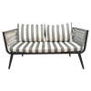 Диван ТИНТО 2-местный (сталь) с комплектом подушек