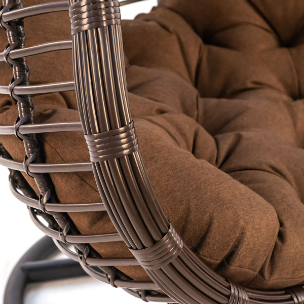 экоротанг тем.коричневый, ткань шоколадный