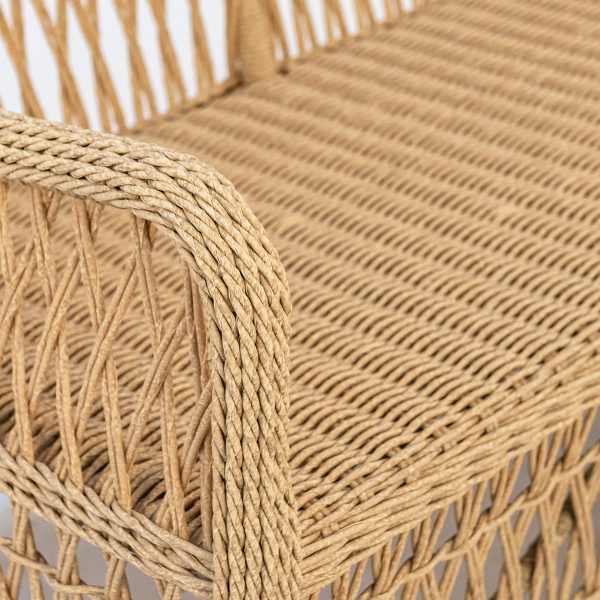 Кресло RIVIERA (64х83хН102, Эрба твист грано, Алюминий, Prima айсбери)