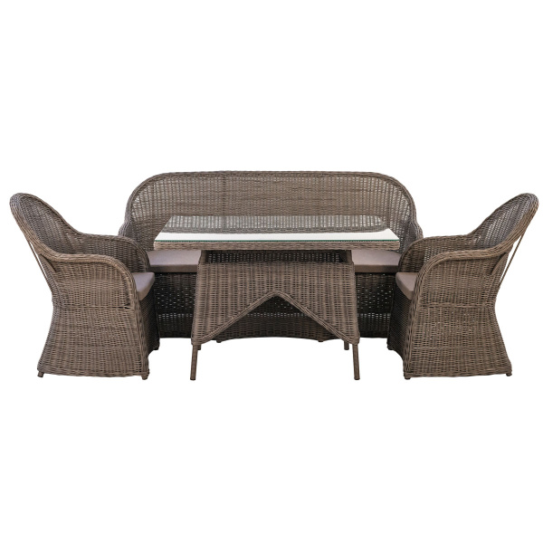 Комплект AMARO (Кресло 2шт, Диван 3-местный 1шт, стол 90х120хН76)