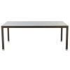 Стол TURIN прямоугольный (разборный) со стеклом Стол TURIN прямоугольный (разборный) со стеклом