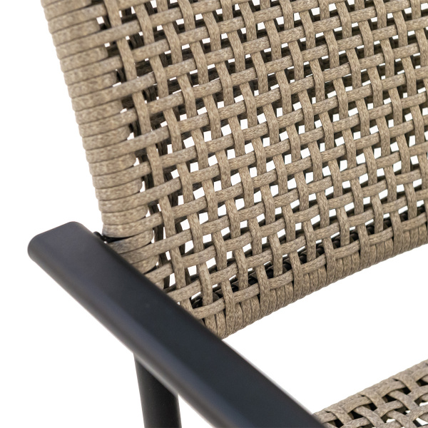 Стул BRUT без подушки (Эрба стейпл графит, Сталь, 56х57хН81)