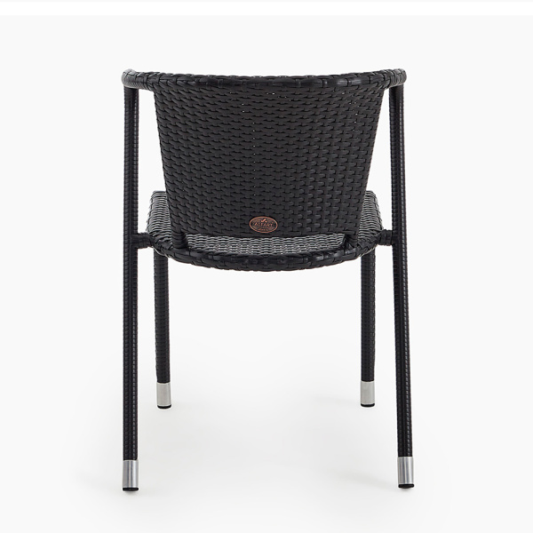 Стул CAFE3 (сталь или алюминий) черный (3)