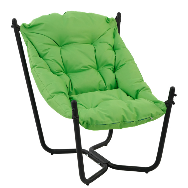 Комплект Стул CAPRI со столом ACAPULCO (черный) (, Сталь , Oxford салатовый)