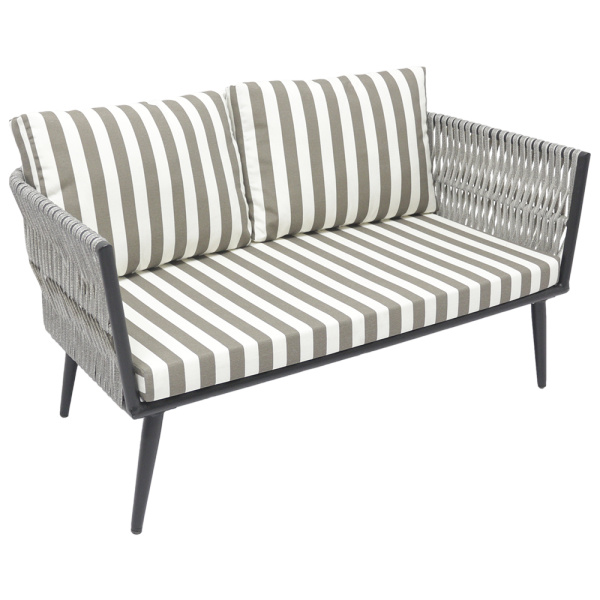 Диван 2-местный TINTO графит (1)