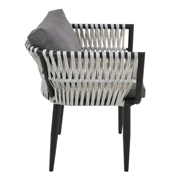 Стул TINTO (st) с комплектом подушек (Эрба плессе графит, 58х59хН70, Сталь, Цельносварной, estera темно-серый)