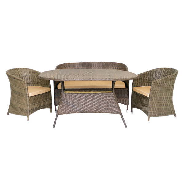 Комплект VERONA (Кресло 2шт, диван 2-местный, стол VERONA 90x150)