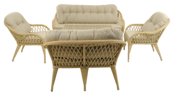 Комплект SONATA лаунж (2 кресла, диван 3-местный, диван 2-местный, стол кофейный) 