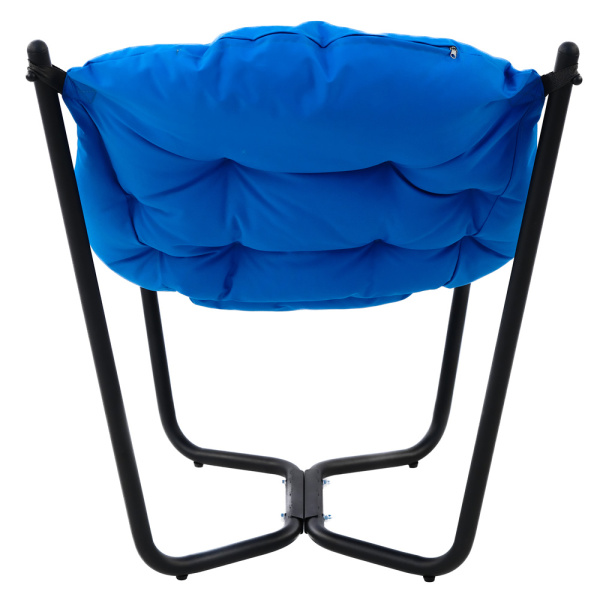 Кресло CAPRI (83х80хН86, Сталь, Чёрный, Oxford синий)