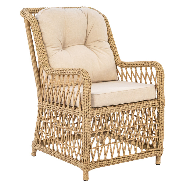 Комплект RIVIERA (Кресло 2шт, Диван 2-местный 1шт, Диван 3-местный 1шт, стол кофейный 70х110хН60) (Эрба твист грано, Алюминий , Prima песочный)