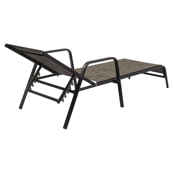 Шезлонг NEAPOL (сталь, текстилен) без матраса