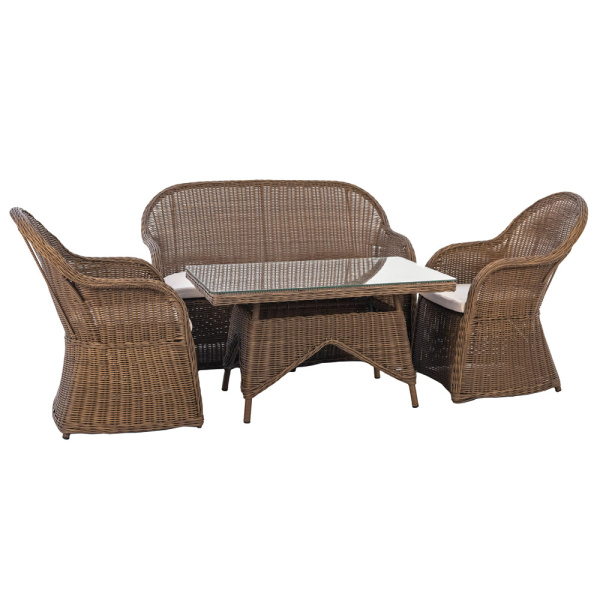 Комплект AMARO (Кресло 2шт, Диван 2-местный 1шт, стол 90х120хН76)