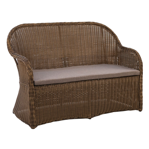 AR002 Диван 2-местный AMARO каштан