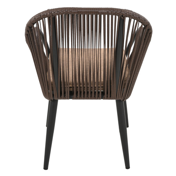 Комплект NUAR (2 стула) разборные (Эрба стейпл коричневый, Сталь , estera тауп)