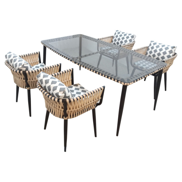 Комплект TINTO обеденный 4+1 жемчуг (2)