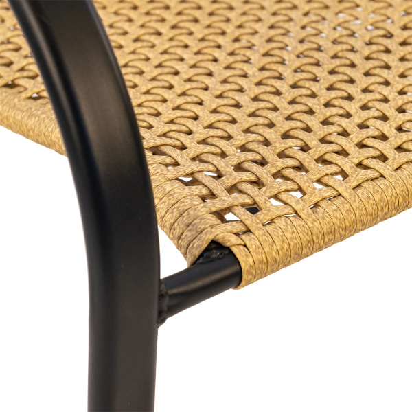 Стул BRUT без подушки (Эрба стейпл грано, Сталь, 56х57хН81)