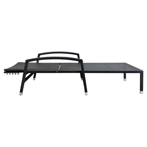 Шезлонг КНАФ алюминий без матраса