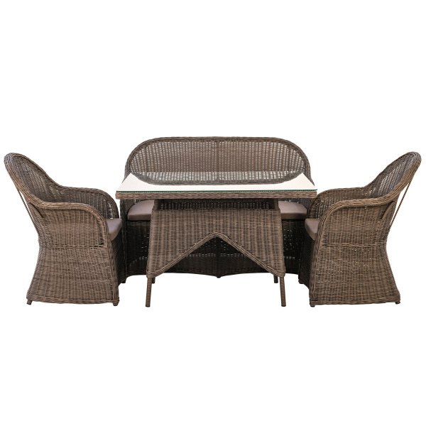 Комплект AMARO (Кресло 2шт, Диван 2-местный 1шт, стол 90х120хН76)