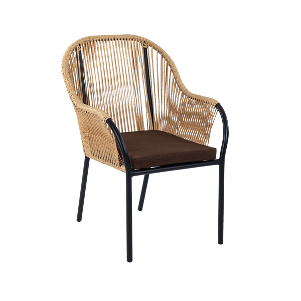 Комплект NUAR обеденный (2 стула, стол обеденный d80хН76)