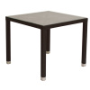Стол TURIN квадратный (разборный) со стеклом Стол TURIN квадратный (разборный) со стеклом