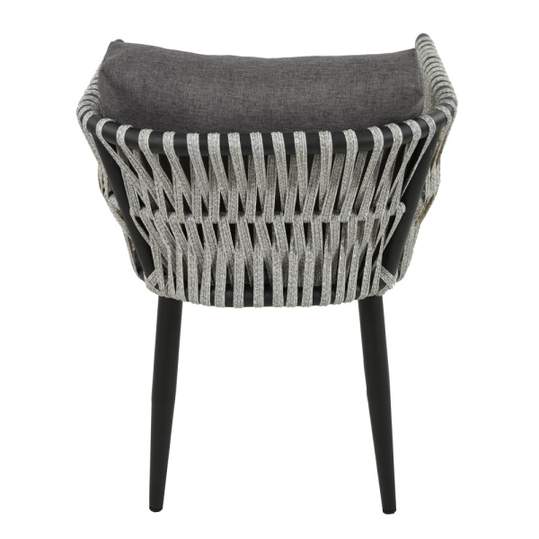 Стул TINTO (st) с комплектом подушек (Эрба плессе графит, 58х59хН70, Сталь, Цельносварной, estera темно-серый)