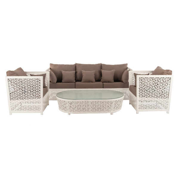 CVE004 Комплект VEIL  (Диван 3-местный, 2 кресла, стол журнальный) (1)